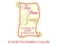 Etichette adesive per fioristi, fiorai e vivaisti (mm 33x45)  (cod.77G)